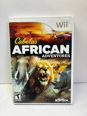 Cabela's African Adventures (Nintendo Wii, 2013) No Manual - Tested
